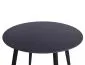 Okrągły stół ceramiczny Rion 90 cm czarny marmur | MIRAT styl LOFT