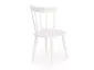 Krzesło Barkley białe drewniane do jadalni | MIRAT. w stylu SKANDYNAWSKI, VINTAGE kolekcja
