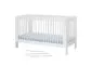 Łóżeczko dziecięce BASIC 140x70 białe transformowane | MIRAT.  kolekcja BASIC