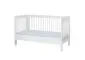 Łóżeczko dziecięce BASIC 140x70 białe transformowane | MIRAT.  kolekcja BASIC
