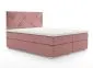 Łóżko kontynentalne FEZ 160 różowe z pojemnikiem do sypialni | MIRAT. w stylu GLAMOUR kolekcja