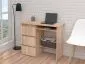 Biurko BANDI 1 dąb sonoma młodzieżowe proste | MIRAT. w stylu kolekcja