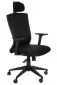 Fotel biurowy HG-0004F czarny ergonomiczny do biura | MIRAT.