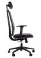 Fotel biurowy ZN-807-B czarny ergonomiczny do biurka | MIRAT.