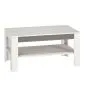 Ława BIANKA 114x67 sosna śnieżna/szary z półką I sklep meblowy MIRAT. styl SKANDYNAWSKI kolekcja BIANKA