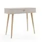 Konsola LEBEL kaszmirowa z szufladą I sklep meblowy MIRAT. styl SKANDYNAWSKI kolekcja LEBEL