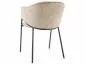 Krzesło tapicerowane BONO VELVET beżowe/czarne do jadalni I sklep meblowy MIRAT. styl GLAMOUR, LOFT