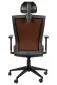 Fotel biurowy HG-0004F brązowy z regulowanymi podłokietnikami | MIRAT.