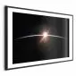 Plakat Horyzont 30x21 cm z ramą czarną z marginesem | MIRAT.