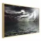 Plakat Burza 60x40 cm z ramą złotą bez marginesu | MIRAT.