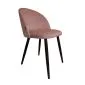 Krzesło CLAUDINE 1 VELVET różowe tapicerowane | MIRAT. w stylu  kolekcja