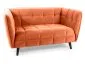 Sofa CASTELLO VELVET 2 cynamonowa aksamitna I sklep meblowy MIRAT. styl GLAMOUR kolekcja CASTELLO