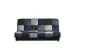 Sofa rozkładana z funkcją spania CAYO VELVET czarna/szara/granatowa młodzieżowa | MIRAT.