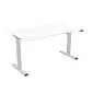 Biurko eCOMO 140x70cm białe z regulacją wysokości elektryczne I sklep meblowy MIRAT.