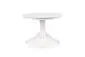 Stół GLOSTER 106x75 biały okrągły do jadalni | MIRAT.