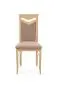 Krzesło CITRONE dąb sonoma z beżowym siedziskiem | MIRAT. styl KLASYCZNY kolekcja CITRONE