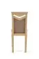 Krzesło CITRONE dąb sonoma z beżowym siedziskiem | MIRAT. styl KLASYCZNY kolekcja CITRONE
