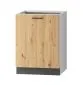 Szafka kuchenna stojąca 60 CLARA D60 P/L dąb w stylu loft | MIRAT. w stylu kolekcja CLARA