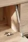 Meblościanka CLARE LED dąb viking/kaszmirowa z oświetleniem I sklep meblowy MIRAT.