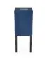 Krzesło CLARION 2 VELVET granatowe tapicerowane do jadalni | MIRAT.