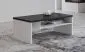 Stolik kawowy CROSS 120x60 biały/czarny z półką I sklep meblowy MIRAT. kolekcja HV-CROSS