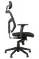 Fotel biurowy HN-5038 czarny ergonomiczny do biurka | MIRAT.