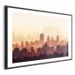 Plakat Żar miasta 90x60 cm z ramą czarną z marginesem | MIRAT.
