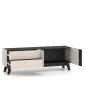 Szafka RTV FRESHION 05 1D2S 160 kaszmirowa/czarna I sklep meblowy MIRAT.  kolekcja FRESHION