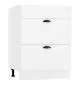 Szafka kuchenna stojąca 60 ADELE D60PC S/2 biała I sklep meblowy MIRAT.
