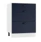Szafka kuchenna stojąca 60 ADELE D60 S/3 granatowa I sklep meblowy MIRAT.