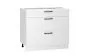 Szafka kuchenna stojąca 90 BONO D90 S/3 PC biała I sklep meblowy MIRAT. styl SKANDYNAWSKI