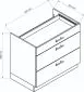 Szafka kuchenna stojąca 90 BONO D90 S/3 PC biała I sklep meblowy MIRAT. styl SKANDYNAWSKI