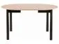 Stół rozkładany DANTE 102(142)x102 dąb artisan/czarny mat I sklep meblowy MIRAT. styl LOFT