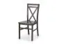 Krzesło DARIUSZ 2 ciemny orzech drewniane z krzyżakiem | MIRAT. styl KLASYCZNY kolekcja DARIUSZ