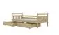 Łóżko dla dziecka z drewna sosnowego Lulek 160x80 naturalne | MIRAT
