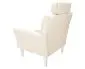 Fotel PIRO MG VELVET ecru tapicerowany aksamitem | MIRAT. styl GLAMOUR