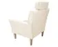 Fotel PIRO MG VELVET ecru tapicerowany aksamitem | MIRAT. styl GLAMOUR