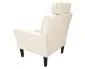 Fotel PIRO MG VELVET ecru tapicerowany aksamitem | MIRAT. styl GLAMOUR
