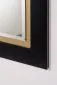 Lustro łazienkowe CHIC 80x80 cm w czarnej ramie glamour| MIRAT kolekcja CHIC