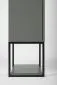 Szafka łazienkowa wysoka LOV 33 cm szaro-zielona półmat słupek| MIRAT  kolekcja LOV