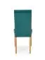 Krzesło DIEGO 3 VELVET ciemnozielone na drewnianych nogach | MIRAT. styl SKANDYNAWSKI