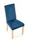 Krzesło DIEGO 3 VELVET granatowe na drewnianych nogach | MIRAT. styl SKANDYNAWSKI