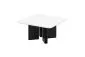 Stolik kawowy DIVERSO 80x80 biały połysk/czarny połysk I sklep meblowy MIRAT. styl GLAMOUR kolekcja DIVERSO