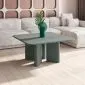 Stolik kawowy DIVERSO 80x80 zielony I sklep meblowy MIRAT. styl PASTELE