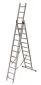 Drabina aluminiowa 3-elementowa Basic 3x11 150kg | MIRAT.