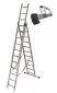 Drabina aluminiowa 3-elementowa Basic 3x6 150kg | MIRAT.