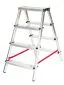 Drabina aluminiowa dwustronna 2x5 150kg | MIRAT.