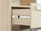 Regał DOT 55 buk/szary do pokoju dziecięcego I sklep meblowy MIRAT. styl SKANDYNAWSKI kolekcja DOT