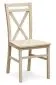 Dąb sonoma krzesło z krzyżowym oparciem Dariusz 2