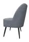 Fotel DUNAJ BL VELVET ciemno szary nowoczesny tapicerowany aksamitem | MIRAT. w stylu  kolekcja